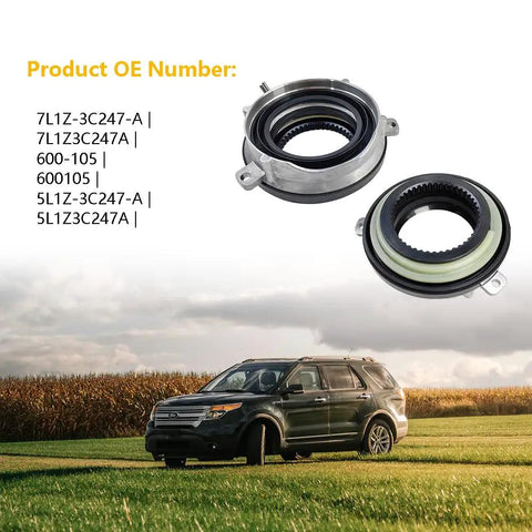 Hella Tough 4wd Auto Locking Hub Actuator Pair showing two actuators with metal and rubber components for 4x4 vehicles.