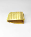 Side view of Habaki Ferrule For Katana Wakizashi Tanto Swords Brass DIY Accessory, made of brass, designed for 1.06 inch inside width.