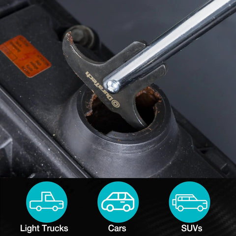 Seal Puller Tool With Dual Hook Tips And Extra Blade For Oil And Grease Seal Removal Heat Treated Steel In Use