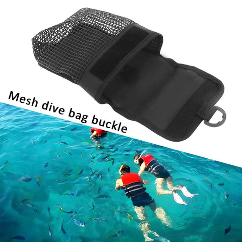Mesh Diving Bag For Outdoor Diving Equipment Portable Heavy Duty Gear Bag With Water Draining Net Design