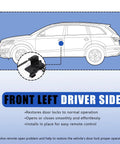 Front Left Driver Side Door Lock Actuator For Hyundai Tucson 2010 Through 2017 Electric Power Latch Motor installation guide.