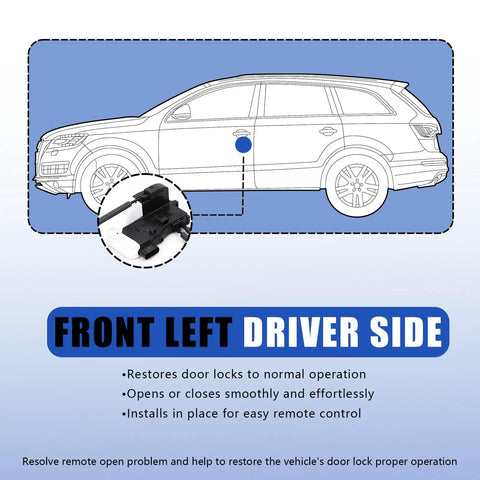 Front Left Driver Side Door Lock Actuator For Hyundai Tucson 2010 Through 2017 Electric Power Latch Motor installation guide.