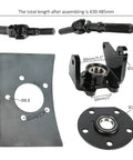 Beefed-Up Front Axle Kit For 4 Wheel Drive Go Karts And Electric ATVs, Quad Buggy, Golf Carts, Drift Trikes And Mini Bikes