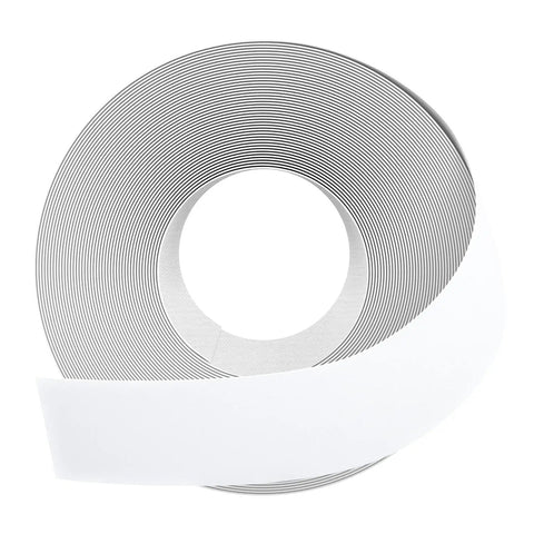 White Edge Banding One And A Half Inch By Twenty Five Feet Melamine Edge Banding With Hot Melt Adhesive pre-rolled view.
