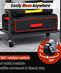 All In One Power Tool Organizer Cart With Charging Station And Wheels For Garage with lockable 360-degree casters