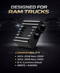 68RFE Thermal Bypass Valve Upgrade Kit For 2013 To 2018 Ram 2500 And 3500 6.7L Cummins, designed for Ram trucks compatibility