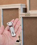 Dope Stainless Steel Spring Loaded Toggle Latches For Toolboxes, Cabinets And Storage Units in hand, showcasing durable design.