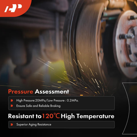Pressure and temperature assessment of Rear Drum Brake Wheel Cylinder Kit For Chevrolet Silverado 1500 And GMC Sierra 1500 2009 2013
