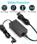 29V 2A Recliner Power Adapter With Long Cables 100 To 240 V Input 50 60 Hz Switching Transformer Replacement Part. Includes safety features icons.