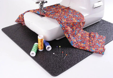 Stay In Place Machine Mat 11 By 14 Inch Three Sixteenth Inch Thick Foam Pad That Dampens Vibration And Noise For Sergers And Home Sewing, Doubles As A Pincushion And Works On Kitchen Appliances Tools And Laptops, Made In USA
