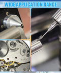 Close-up of machinery components showing precision tools with wide application range in woodworking and furniture projects.
