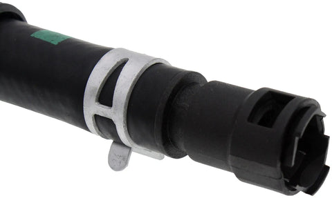 Close-up of HVAC Heater Hose Assembly Replacement for Ford and Lincoln Vehicles, showing durable and temperature-resistant material.