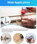Application of Hardcore 304 Stainless Steel Screw Assortment Kit With Phillips Flat Head Self Tapping for wood and metal projects.