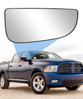 Ram Passenger Right Side Lower Mirror Glass Replacement For 2010-2020 Dodge Ram 1500 2500 3500 4500 5500 Towing Model Convex Glass With Bracket Easy Install Direct Replacement shown on vehicle