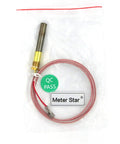 Thermopile replacement sensor with pink braided cable and metal probe; 750°C, Meter Star.