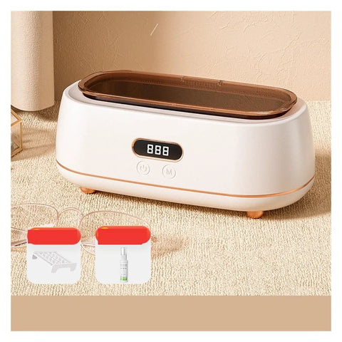 Slick Mini Ultrasonic Cleaner Doing Heavy Lifting For Jewelry And Eyewear Washing Machine Zero Sweat Compact Home Care Kit.