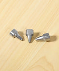 Get These 3 Pcs Heavy Duty Nozzle Kit For S-993A And S-995A Electric Desoldering Pumps With 1MM 1.5MM And 2MM Tips for your welding game, showing steel nozzles on wood.