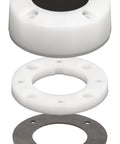 CableClam 1003 Antenna Coax FeedThru Mount With 1.39 Inch Opening Beige Waterproof PassThru for marine antennas components