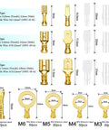 Massive 1000 Piece Quick Splice Crimp Spade Terminals Kit Includes Assortment Of 2.8mm 4.8mm 6.3mm Male And Female Wire Connectors