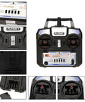 FS I4 4CH 2.4GHz RC Transmitter with FS A6 Receiver AFHDS 2A Remote Controller front view and control details