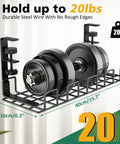 Under Desk Cable Management Tray No Drill Easy Install Steel Wire Organizer with measurements and weight capacity shown
