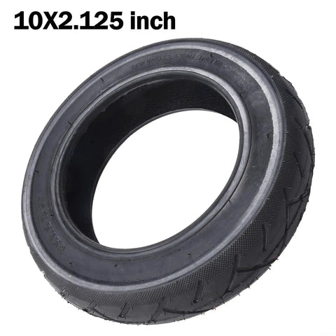 Solid Rubber Replacement Tire For Hoverboard Self Balancing Scooters And Electric Skateboards, 10x2.125 Inch Off Road Tire, Durable 10 Inch Balance Board Wheel Part, 1 Pc