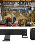Wall Mounted Jack Stand For Garage And Workshop In Industrial Grade Steel, Heavy Duty Car Jack Holder With Reinforced Hook