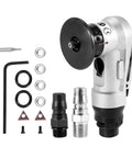 45 Degree Manual Pneumatic Chamfering Machine For Metal Trimming And Deburring with accessories and tools displayed.