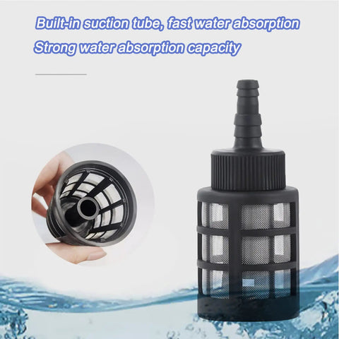 4 Pack Garden Hose Filters 3/8 To 1/2 Inch Inner Diameter Heavy Duty Stainless Steel Strainer Water Pump Connector close-up