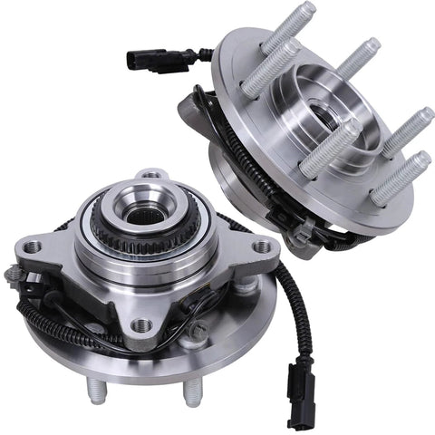 Beefed Up Front Wheel Bearing Hub Assembly For 2011 To 2014 Ford Expedition F 150 Lincoln Navigator 4WD Six Lug Two Piece Set