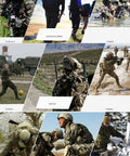 Men's Tough As Nails Tactical Hunting Outfit Featuring Ripstop Camo Jacket And Heavy Duty Multi Pocket Combat Pants For Airsoft Skirmishes And Rugged Field Gear in the field.