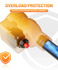 Overload protection feature of Heavy Duty Nema 14 50P To Nema 6 20R EV Charging Adapter for Tesla Vehicles.