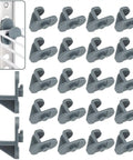 20 Pcs Industrial Freezer Shelf Clips Reinforced for Commercial Refrigerators and Walk-In Freezers Durable Shelf Stabilizers
