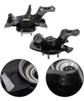 2 Pack Front Steering Knuckle And Wheel Hub Bearing Replacement Kit Direct Fit For Honda CRV 2007 2008 2009