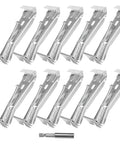 5 Inch Gutter Hangers And Hidden Bracket Set For Sagging Gutters, No Fuss Install Quick Screw System For 5 Inch K Type Aluminum Gutters