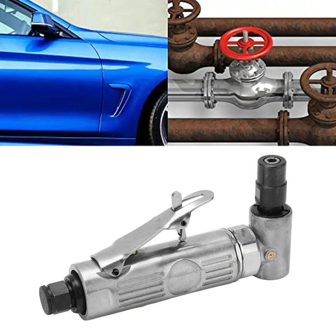 Heavy Duty 90 Degree Pneumatic Air Die Grinder With 0.3 HP Motor And Lightning Fast 20000 Rpm Speed Tough As Nails Tungsten Steel Build for precision tasks.