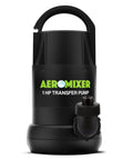Heavy Duty 1 HP Submersible Transfer Pump 5120 GPH with threaded connector for efficient waste movement.