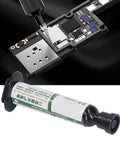 Milky White Solder Mask Ink For PCB BGA Repairs, Extreme High Temp Up To 550 Celsius, 10cc tube with circuit board application