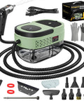 Beast Mode Handheld Steam Cleaner For Home And Cars 2500W High Temp Pressurized Machine with 1.6L tank and accessories.