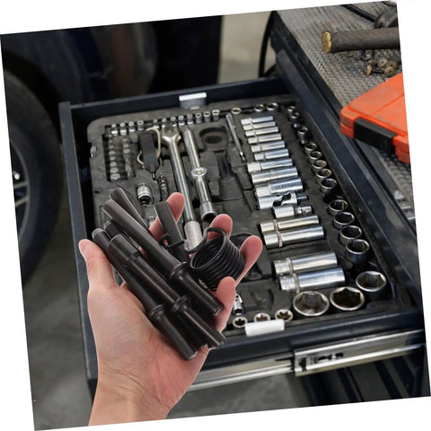 Pneumatic Air Rivet Kit With Chisel Bits And Pin Punch Tools For Drilling Riveting And Hammering Applications For Workshop Use