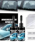 Windshield Crack Repair Kit For Auto Glass And Mirrors, 2026 Upgrade With Glass Repair Liquid, Fix Chips And Cracks Fast
