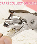 Handheld Hole Puncher One Quarter Inch Six Pack Soft Grip Handles Six Sheet Capacity Durable Metal Construction close-up