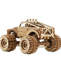 Lumber Rumbler Dope 3D Wood Puzzle Kit For Adults Build A Movable Monster Truck From 280 Precision Cut Pieces No Glue Required With Illustrated Step By Step Guide, wooden truck side view