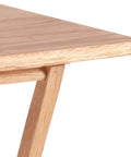 Corner view of natural finish foldable tray, part of Foldable TV Dinner Tray Set With Storage Rack 4 Pack Natural Finish Portable Desk And Play Surface