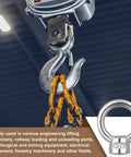 30 Pack Lifting Eye Nuts 1 4 Inch UNC Marine Grade Stainless Steel 316L Ring Shaped Eye Bolts For Heavy Duty Rigging