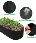 Fabric Raised Garden Bed 2Ft By 4Ft No Fuss Durable Planting Bed For Vegetables, Plants, And Flowers in breathable felt fabric