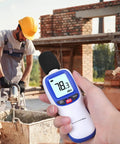 Portable SPL Meter With Digital Noise Level Gauge 30 To 130 dB A Range For Pro Grade Sound Pressure Measurements In Music Recording Studios Offices Home Industrial Noise Monitoring And More at construction site