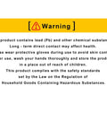 Warning label for No Clean Solder Wire For Electrical Soldering And Do It Yourself Pro Grade Precision Repairs 1mm Diameter 50g 60 40 Tin Lead Alloy