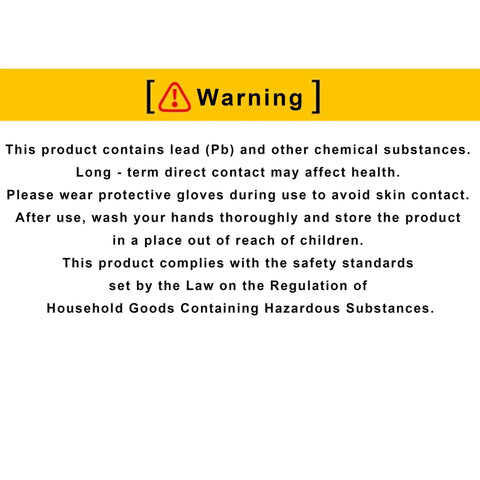 Warning label for No Clean Solder Wire For Electrical Soldering And Do It Yourself Pro Grade Precision Repairs 1mm Diameter 50g 60 40 Tin Lead Alloy