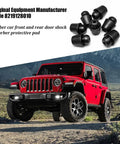 Essential Heavy Duty Rubber Car Door Buffer Pads 10 Pack Slam Stopper Guards Shock Absorbing Auto Bumper Pads on a vehicle
